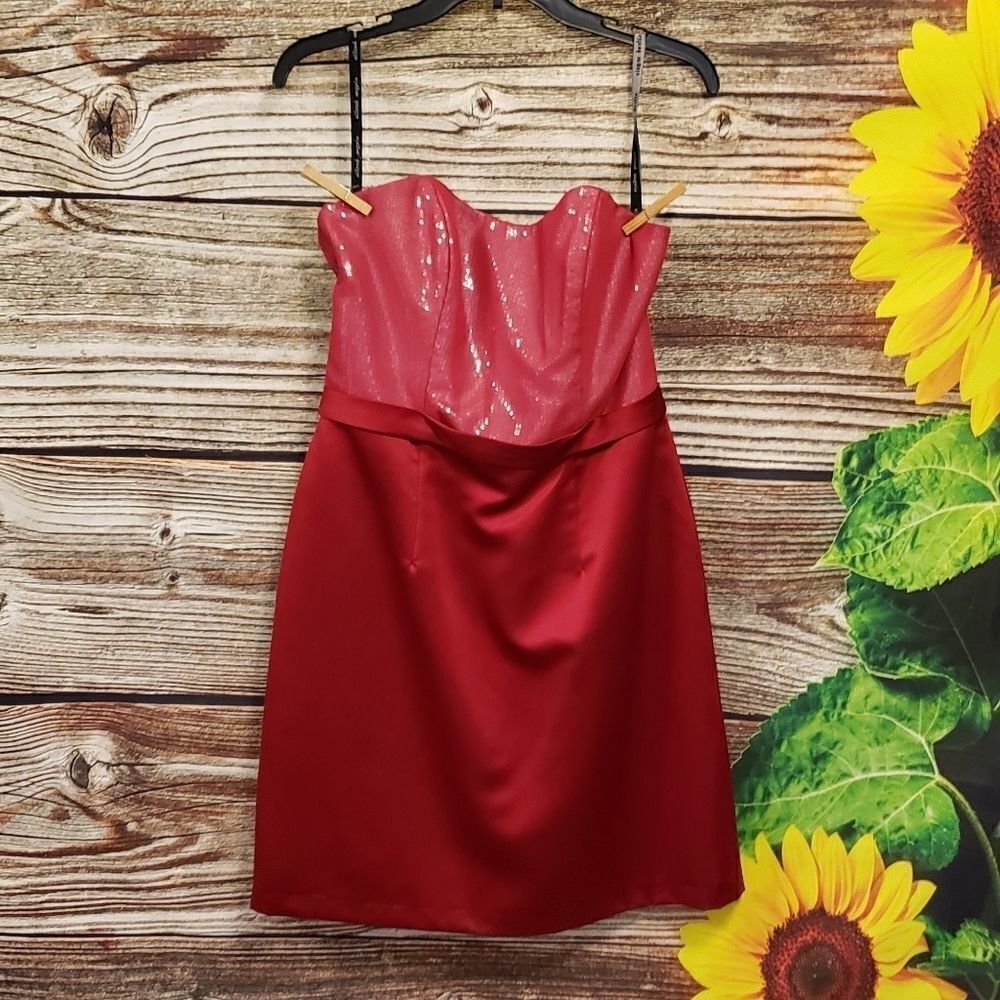 Alfred Angelo claret red special Occasion Dress